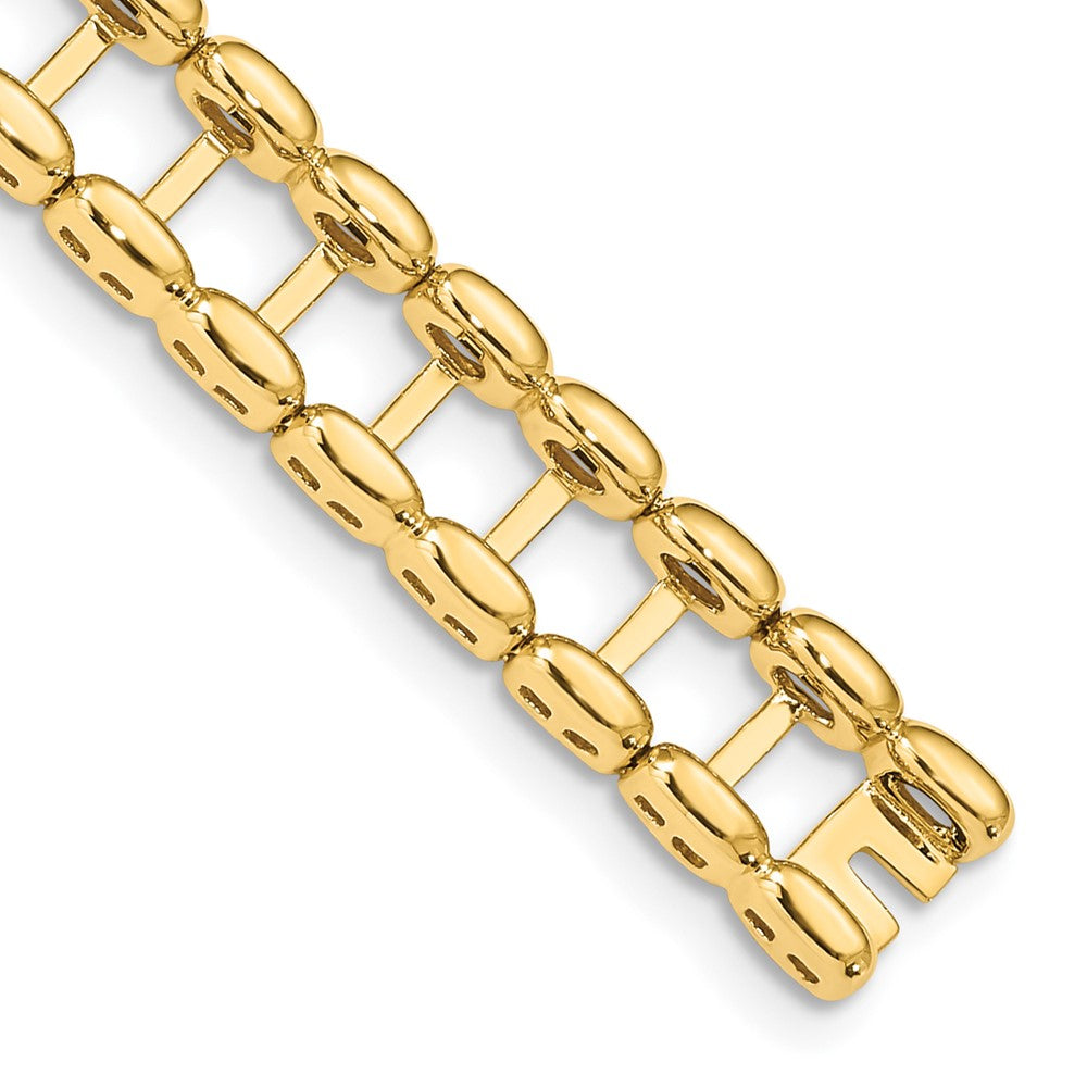 14K Gelbgold Tennis Jacke Rohling