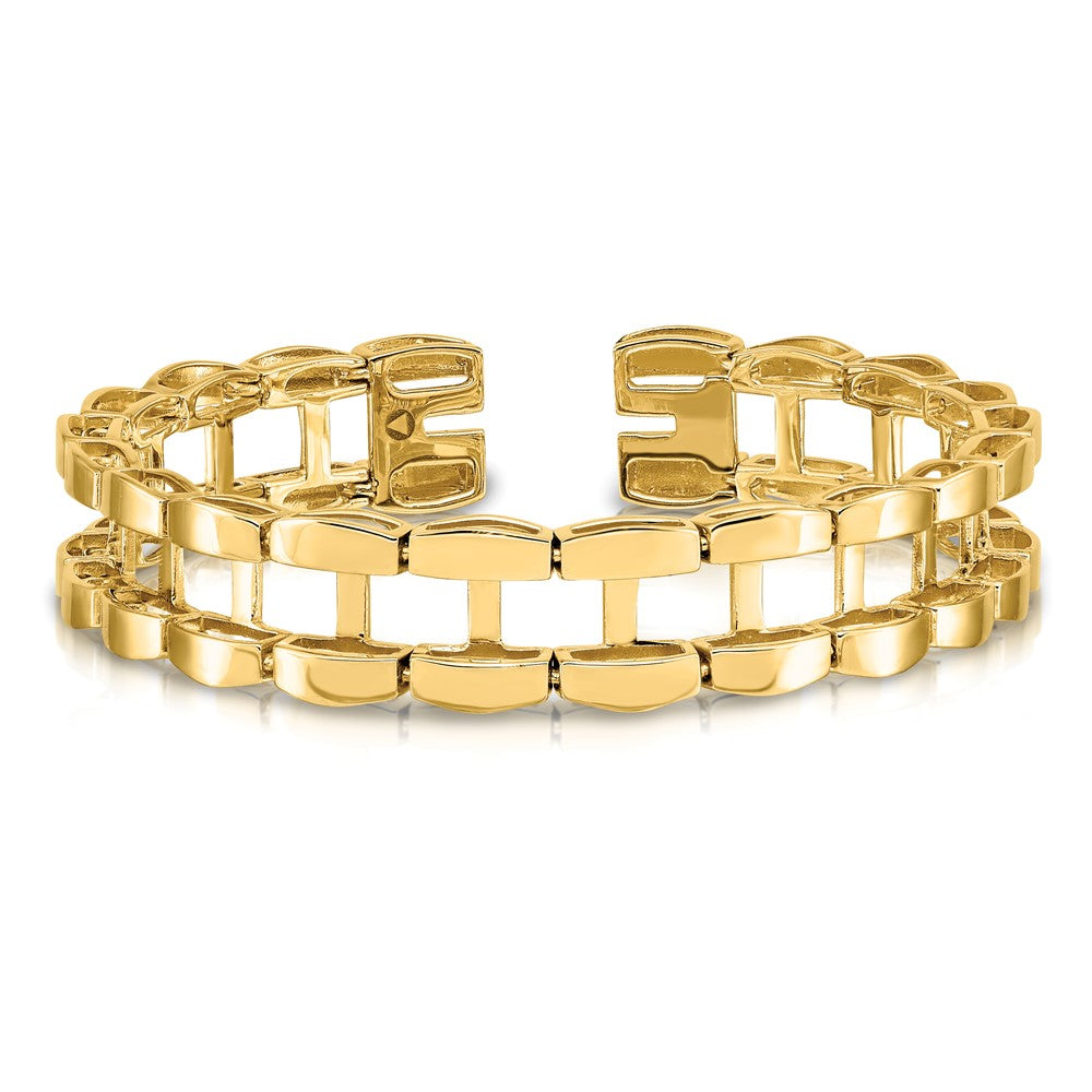 14K Gelbgold Tennis Jacke Rohling