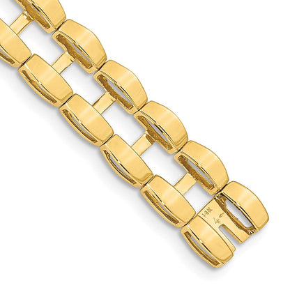 14K Gelbgold Tennis Jacke Rohling