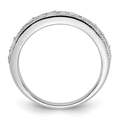 14K Weißgold Ring