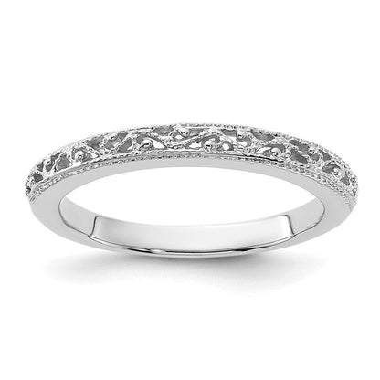 14K Weißgold Ring