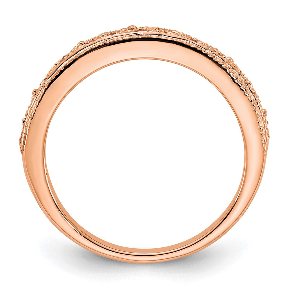 14K Roségold-Ring