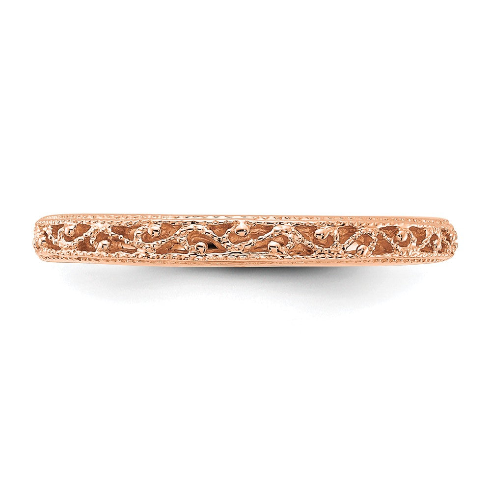 14K Roségold-Ring