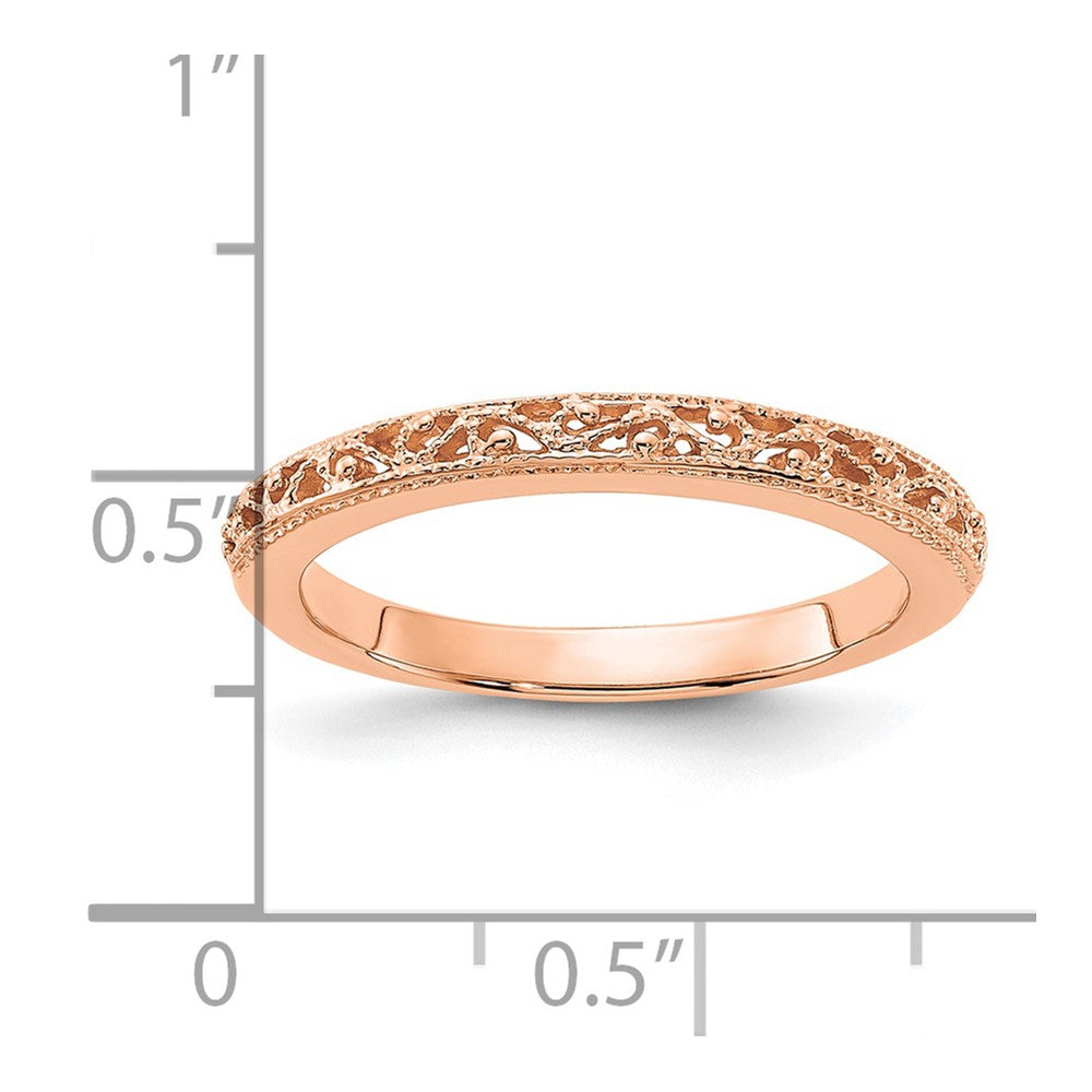 14K Roségold-Ring