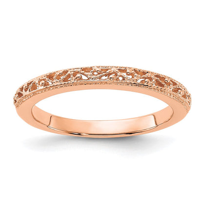 14K Roségold-Ring