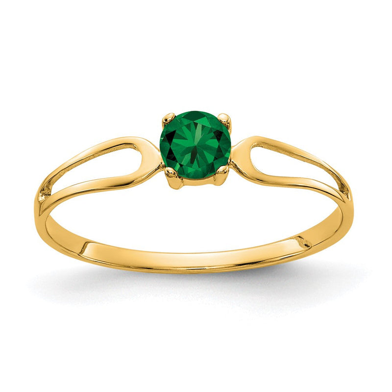 14K Gelbgold 4mm Fassung St. Helens Ring