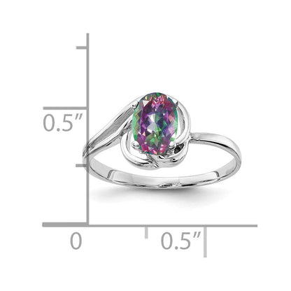 Ring aus massivem 14K Weißgold