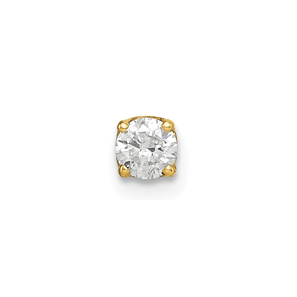 14K Diamant-Ohrstecker (Einzelstück)