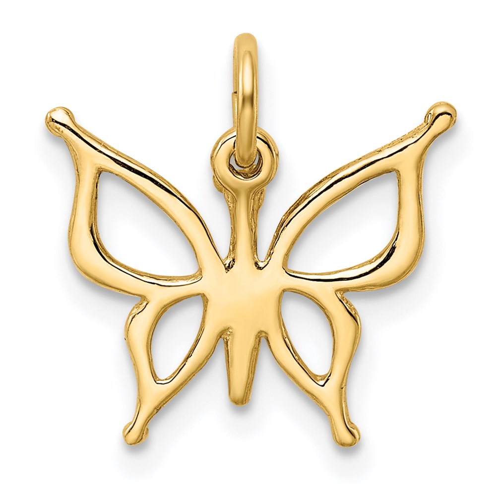 14K Gelbgold 14K Schmetterling Charm