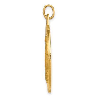 14 Karat Gelbgold Wunderbare-Medaille-Anhänger