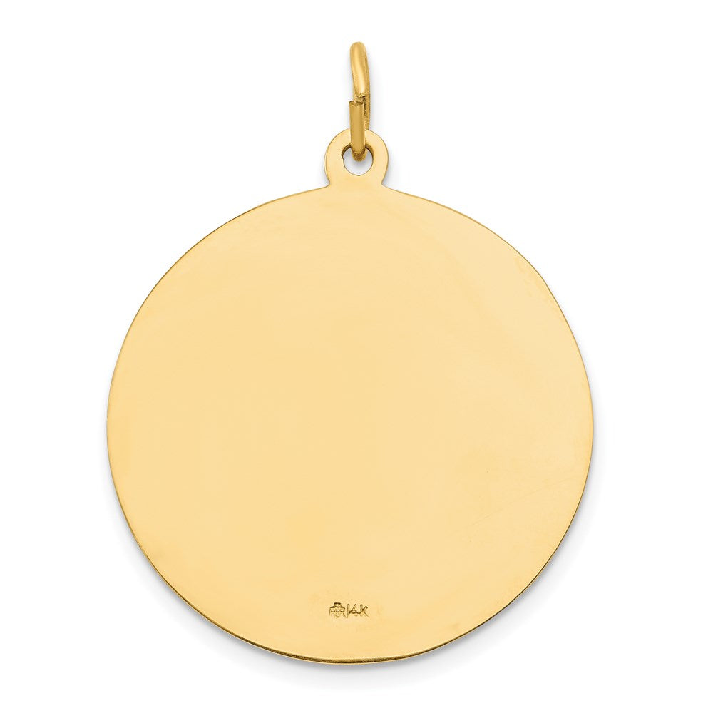 14K Gelbgold Anhänger „Heiligstes Herz Jesu“-Medaille