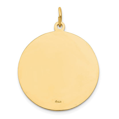 14K Gelbgold Anhänger „Heiligstes Herz Jesu“-Medaille