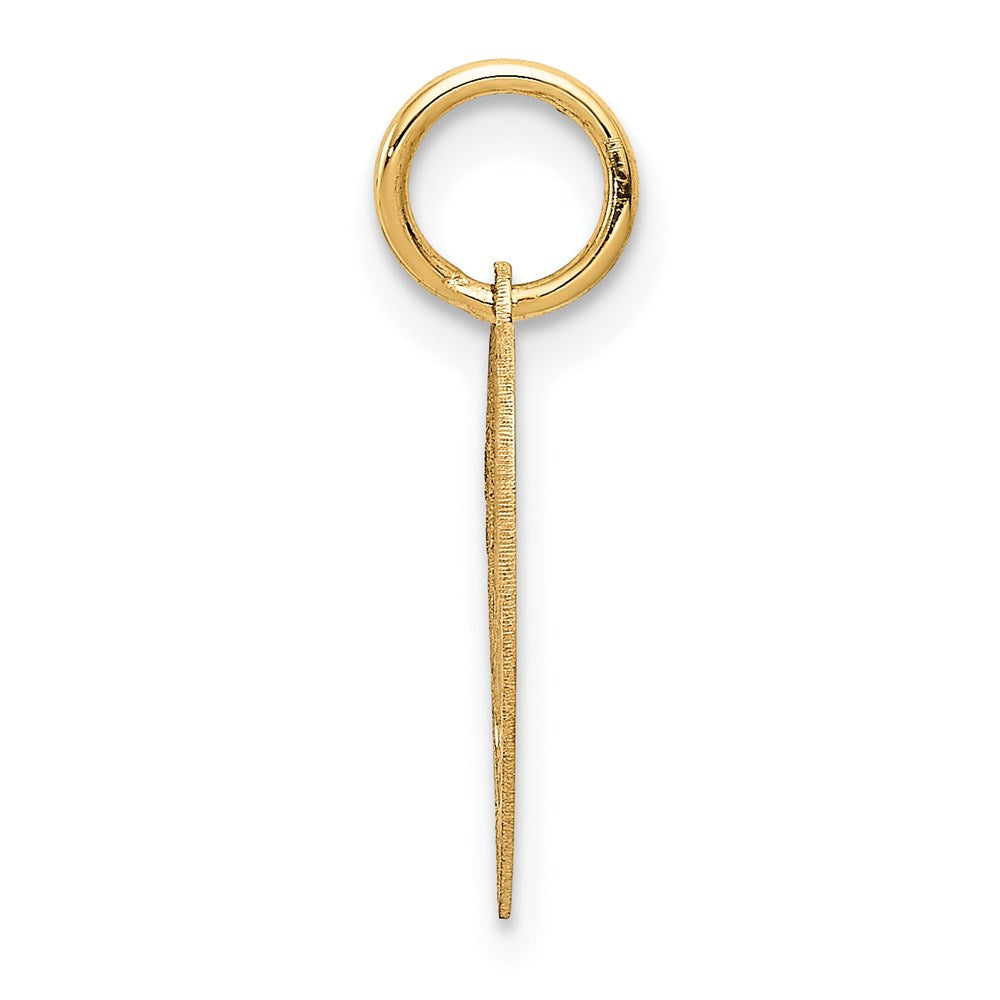 14K Gelbgold 14K #1 Granddaughter Charm