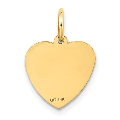 14K Gelbgold 14K #1 Granddaughter Charm