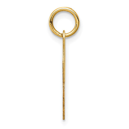 14K Gelbgold 14K auf Abschluss Day Charm