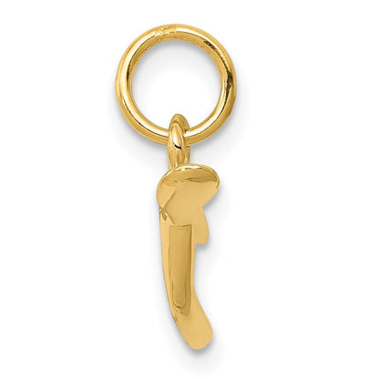 14K Gelbgold 14K Gabelbein Charm