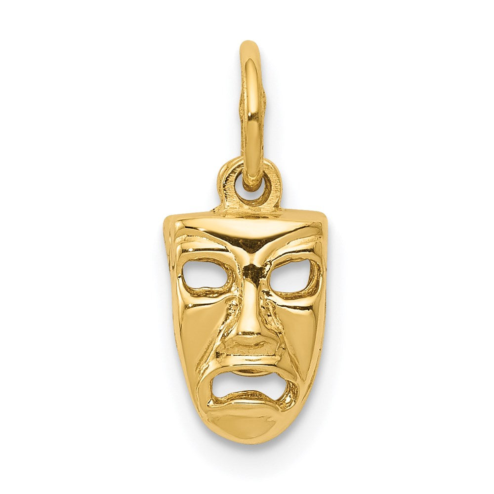 14K Gelbgold 14K Comedy/tragedy 2-piece Charm