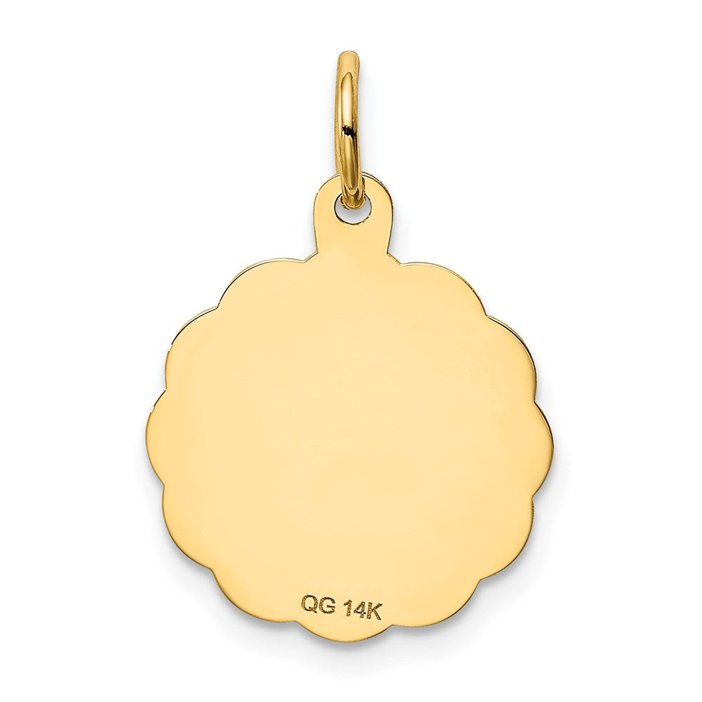 14K Gelbgold 14K Abschluss Day Charm