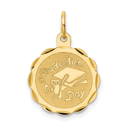14K Gelbgold 14K Abschluss Day Charm
