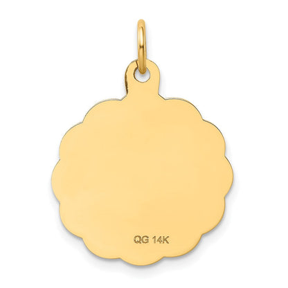 14K Gelbgold Charm „GRADUATIONSTAG“