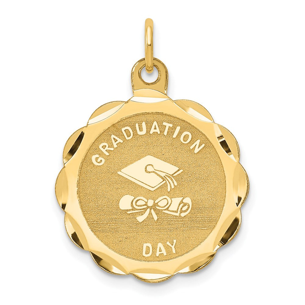 14K Gelbgold Charm „GRADUATIONSTAG“