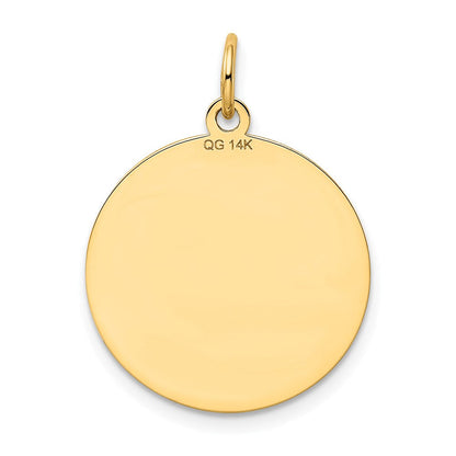 14K Gelbgold Shetland Sheepdog Scheiben-Charm