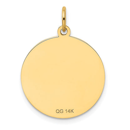 14K Gelbgold Yorkshire-Terrier-Scheibencharm