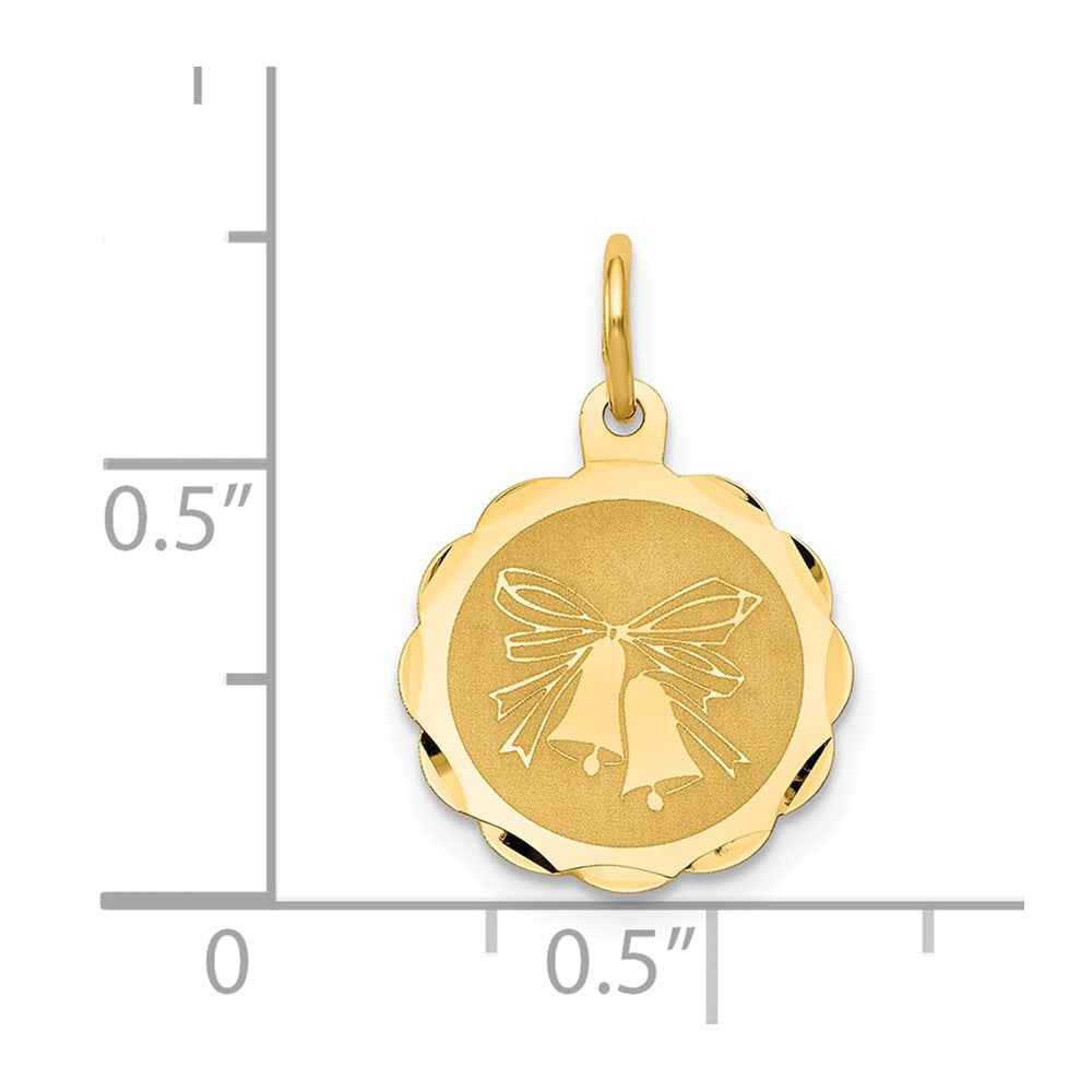 14K Gelbgold 14K Hochzeit Bells Charm