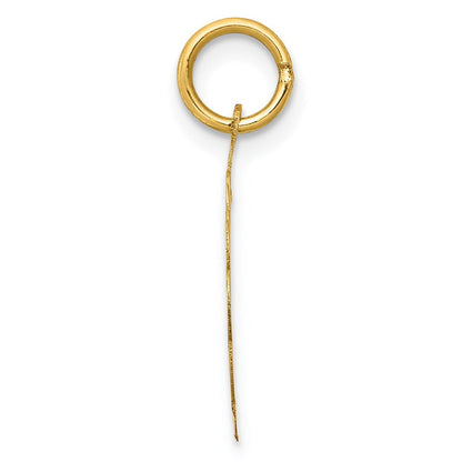 14K Gelbgold 14K You Are Immer in My Herz Plättchen Charm