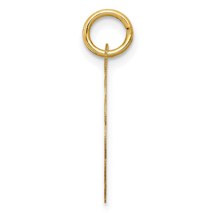 14K Gelbgold 14K Liebe Birds Plättchen Charm