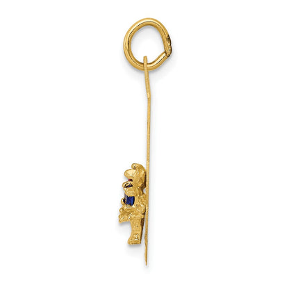 14K Gelbgold Charm „Ein Datum zum Erinnern“