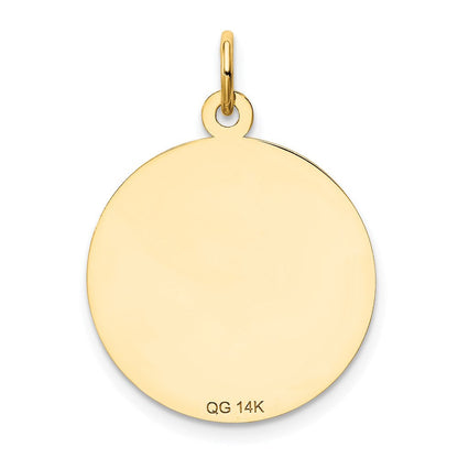 14K Gelbgold Charm „Ein Datum zum Erinnern“