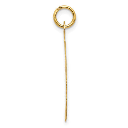 14K Gelbgold "EIN DATUM ZUM ERINNERN" Scheiben-Charm