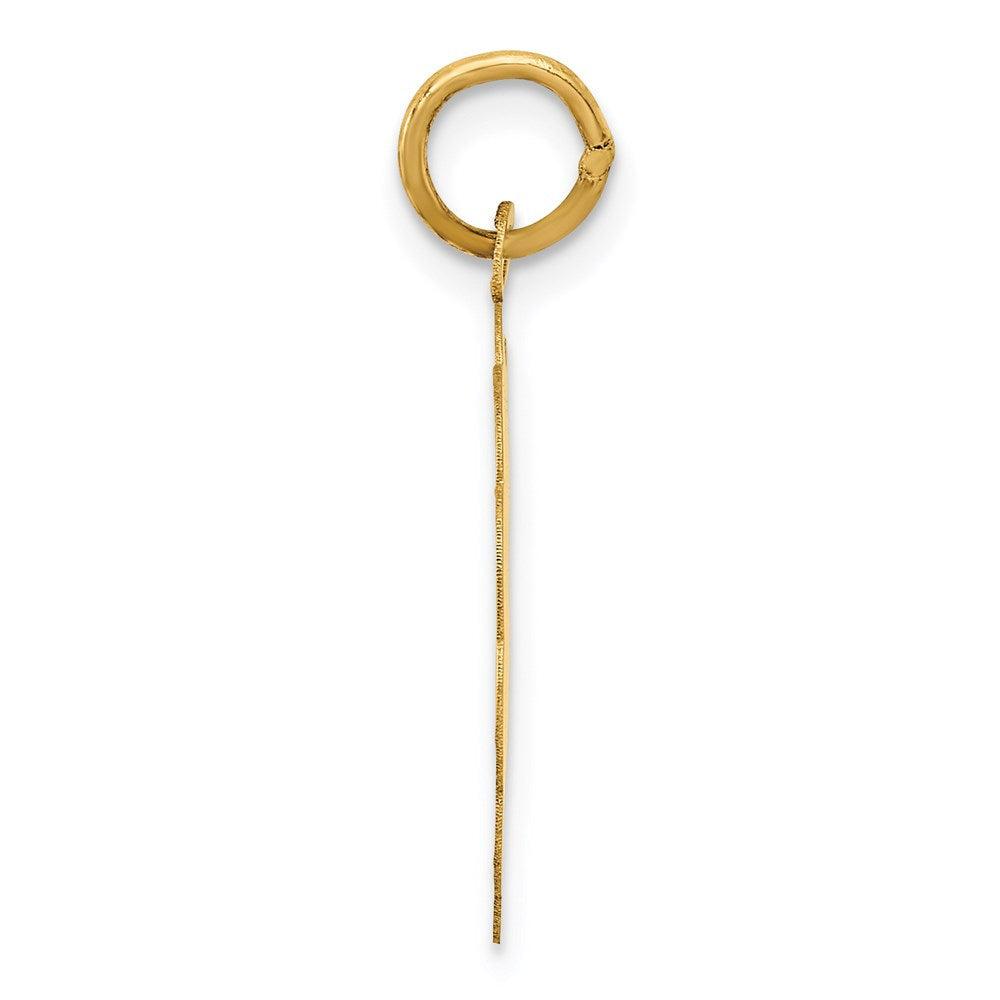 14K Gelbgold 14K A Date To Remember Plättchen Charm