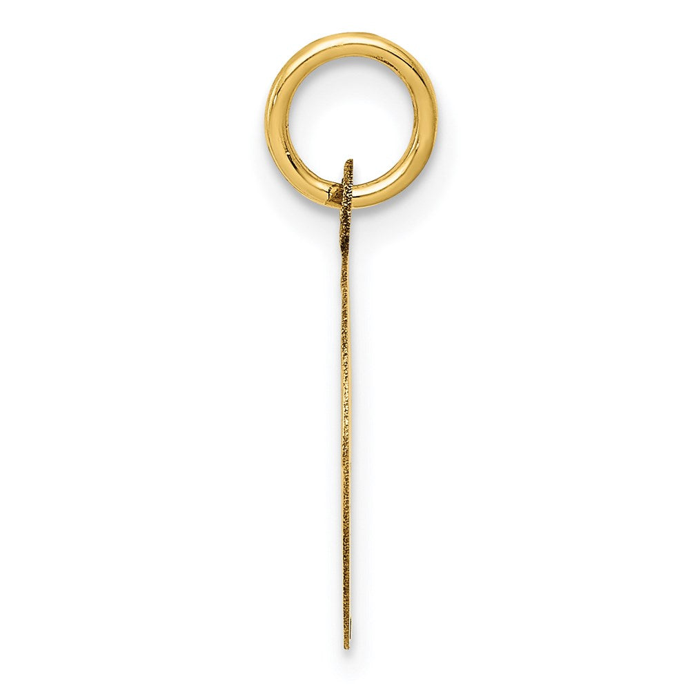 14K Gelbgold 14K Happy Jahrestag Charm