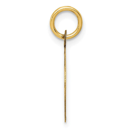 14K Gelbgold 14K Happy Jahrestag Charm