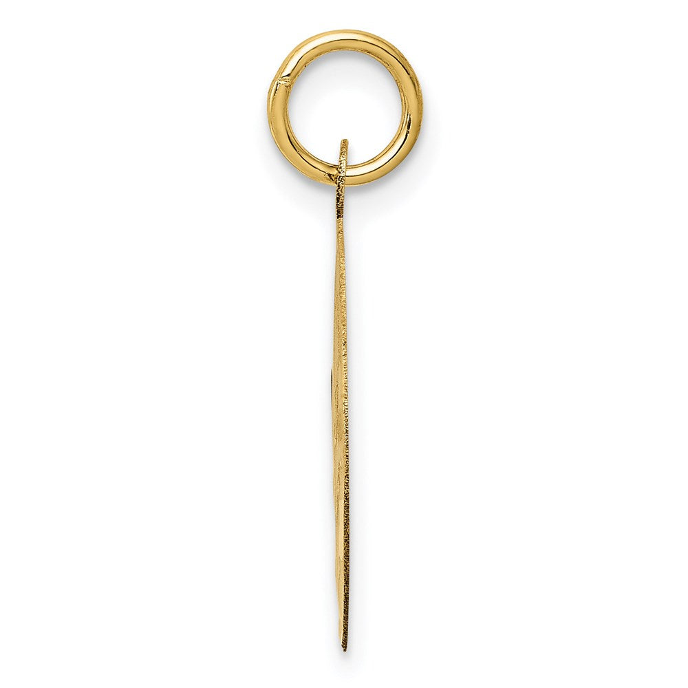 14K Gelbgold 14K Happy Jahrestag Charm