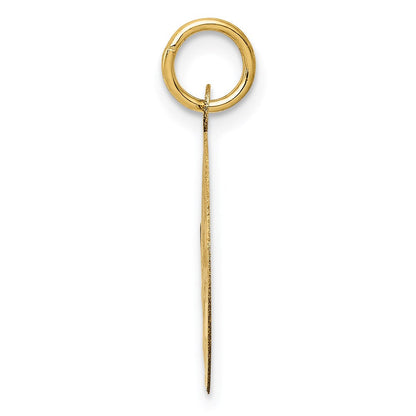 14K Gelbgold 14K Happy Jahrestag Charm
