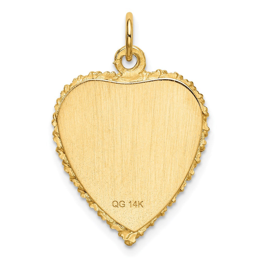 14K Gelbgold Charm „50. Jahrestag“