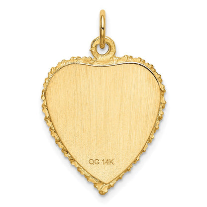 14K Gelbgold Charm „50. Jahrestag“