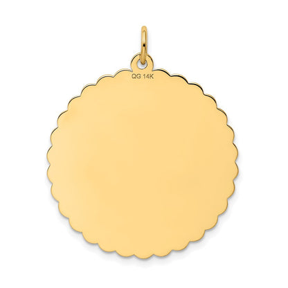 14K Gelbgold Charm "50. Jubiläum