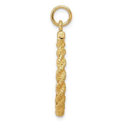 14K Gelbgold Charm „HAPPY ANNIVERSARY“