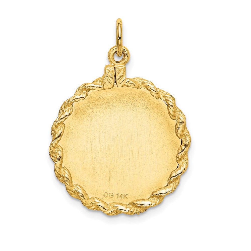 14K Gelbgold Charm „HAPPY ANNIVERSARY“