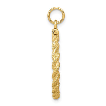 14K Gelbgold Happy Anniversary Charm