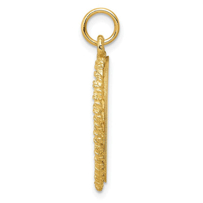 14K Gelbgold HAPPY ANNIVERSARY Herz-Charm