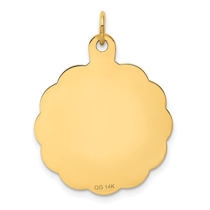 14K Gelbgold Charm „HAPPY ANNIVERSARY“
