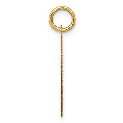 14K Gelbgold "#1 DAD" Charm-Anhänger