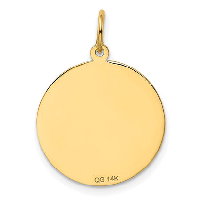 14K Gelbgold "#1 DAD" Charm-Anhänger