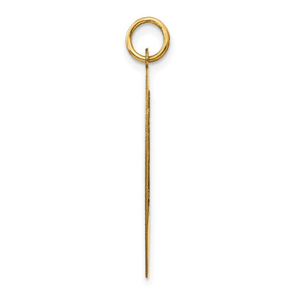 14 Karat Gelbgold Mizpah-Charm, 2-teilig