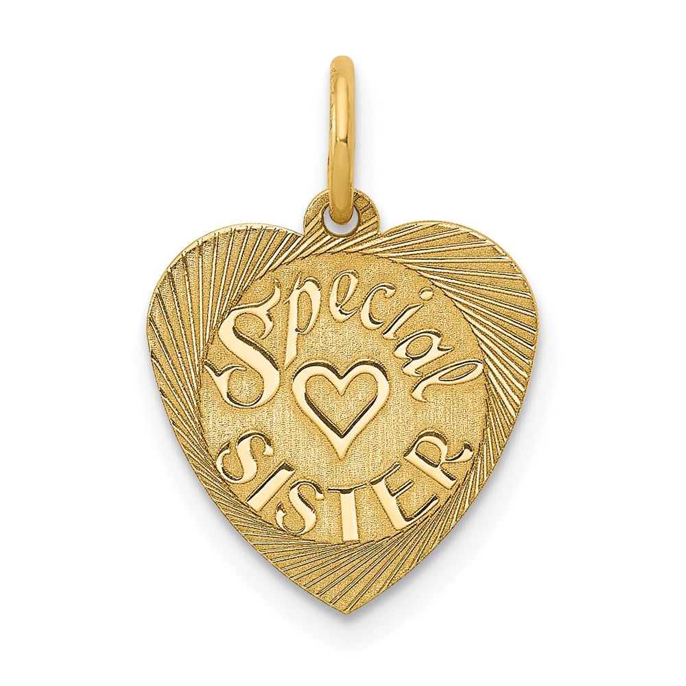 14K Gelbgold 14K Special Schwester Charm